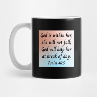 God Is Within Her She Will Not Fall Mug